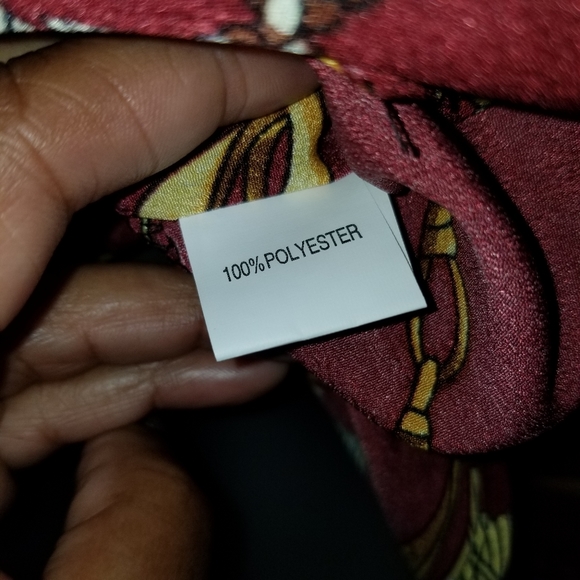 Printed button down blouse - Picture 6 of 7